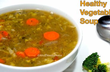 34 | Healthy Vegetable Soup with Homemade Chicken Broth | Easy soup recipes