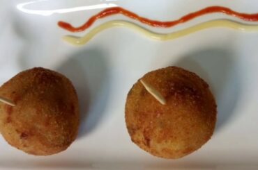 FRIED POTATO BALLS - Tasty and Easy Food Recipes For kids lunch box to make at home by UB's Menu