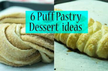 6 Puff Pastry Dessert ideas
