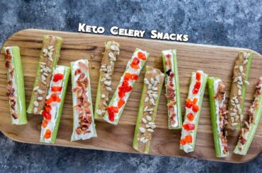 Easy Keto Celery Recipes for After School Snacks!