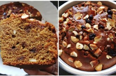 Easy Wheat Cake/Wheat Jaggery Cake/Healthy Tea Cake/No Sugar