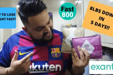 HOW TO LOSE WEIGHT QUICKLY | 800 CAL DIET! | Weight Loss JOURNEY | WEEK 1!