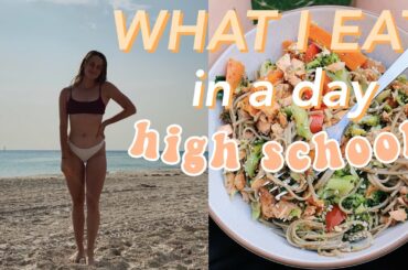 WHAT I EAT IN A DAY: high school student edition! (easy + healthy recipes)