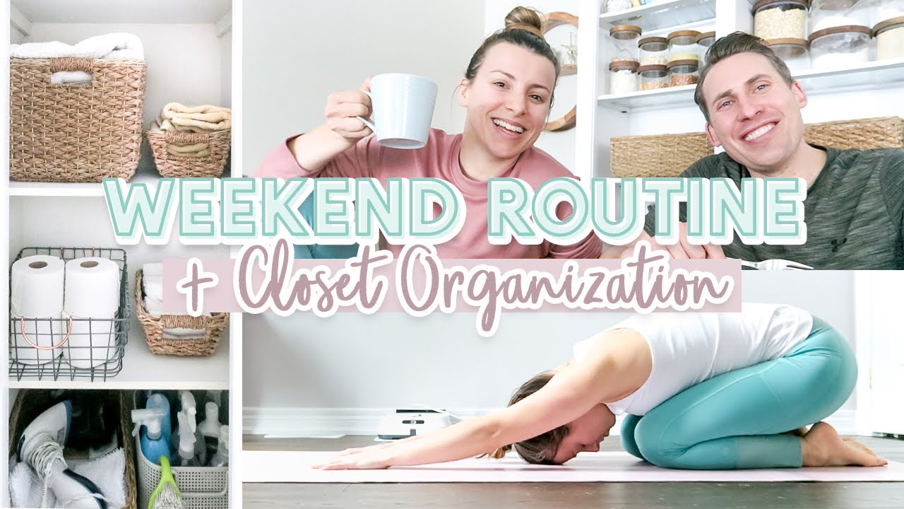 Couples Weekend Routine | Workouts, Meal Prepping, Organizing & MORE! Couples Weekend Routine | Workouts, Meal Prepping, Organizing & MORE!
