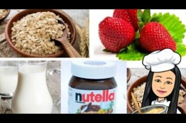 #أطيب وأشهى فطور صحي بالشوفان  Healthy and delicious Breakfast with oat meal.