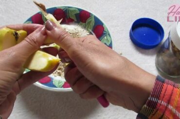 Healthy fruit salad snack recipe for weight gain : Easy post workout idea