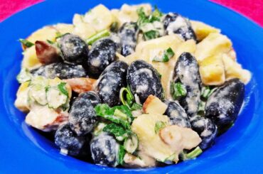 Superfood Salad Recipe | Healthy Nutritious Salad | Creamy Black Grape Salad | Antioxidant Salad