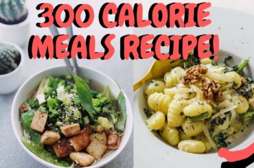 3 BEST 300 CALORIE VEGAN MEALS RECIPE #VEGAN #RECIPE