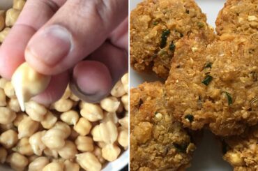 Healthy Snack Recipe | முளை கட்டிய கொண்டைக்கடலை வடை  | sprouts Channa vada  in Tamil