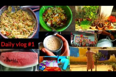 ನನ್ನ ಮೊದಲನೇ ವ್ಲಾಗ್/Saturday to Sunday Vlog/ಪೂಜೆ/healthy salad/ಅವಲಕ್ಕಿ ಚಿತ್ರಾನ್ನ/daily routine/#vlogs