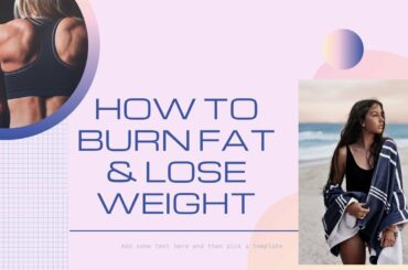 Best Way To Burn Fat & Lose Weight + FREE Report
