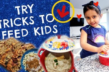 HOW TO MAKE KIDS EAT VEGETABLES| Veggie pasta sauce/Banana bread/Babaganoush/ Bittergourd Roti