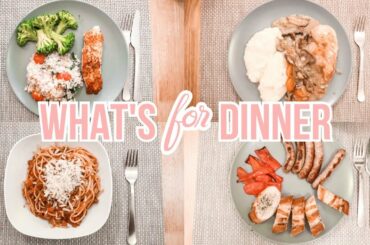 WHAT'S FOR DINNER BUDGET FRIENDLY | EASY DINNER IDEAS FOR FAMILY OF 3 | Meal Planning on a Budget