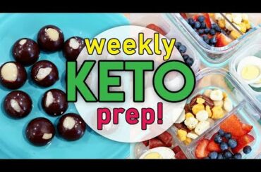 🔥 EASY KETO MEAL PREP! 🤩 LOW CARB MEAL PREP FOR THE WEEK AHEAD 🍽 BREAKFAST LUNCH & DINNER