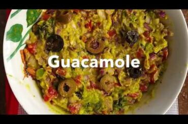 Healthy guacamole/how to make guacamole/avocado dip/quick easy recipe