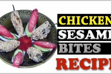 Chicken sesame bites recipe by Aqmeal