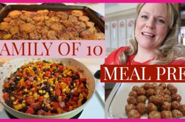 DELICIOUS LARGE FAMILY MEAL PREP❤️❤️❤️