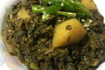 Alloo Palak ka salan / Dinner ideas / vegetables