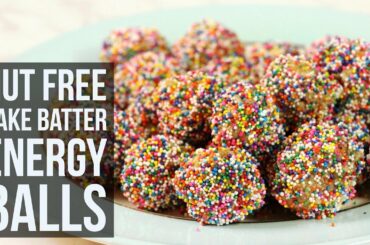 Nut-Free Cake Batter Energy Balls | Healthy Snack Recipe by Forkly