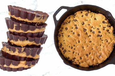 Healthy Dessert Recipes! Quick Healthy Dessert Ideas ft. Chocolate Chip Cookie Skillet!