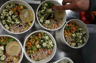 Inside a Very Busy Delivery Only "Dark Kitchen" in London, "ATCHA" Serving up Healthy Indian Food...