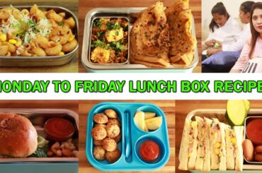 MONDAY To FRIDAY Kids LUNCH BOX Recipes  #ayuandanutwinsisters #cookwithasha