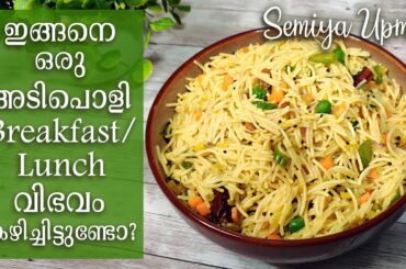 വളരെ രുചികരമായ ഒരു Breakfast റെസിപ്പി | Semiya Upma | Healthy Breakfast and Tiffin Recipe | Upma