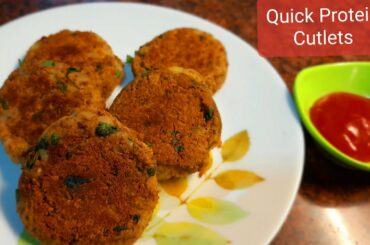 Protein Cutlet for kids | quick and easy lunchbox recipe | Tiffin Triangle