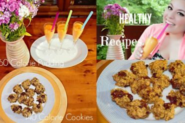 Healthy Low Calorie Cookies & Creamsicle Pudding