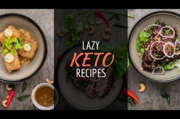lazy keto recipes - lazy keto dinner ideas / easy and budget friendly keto recipe
