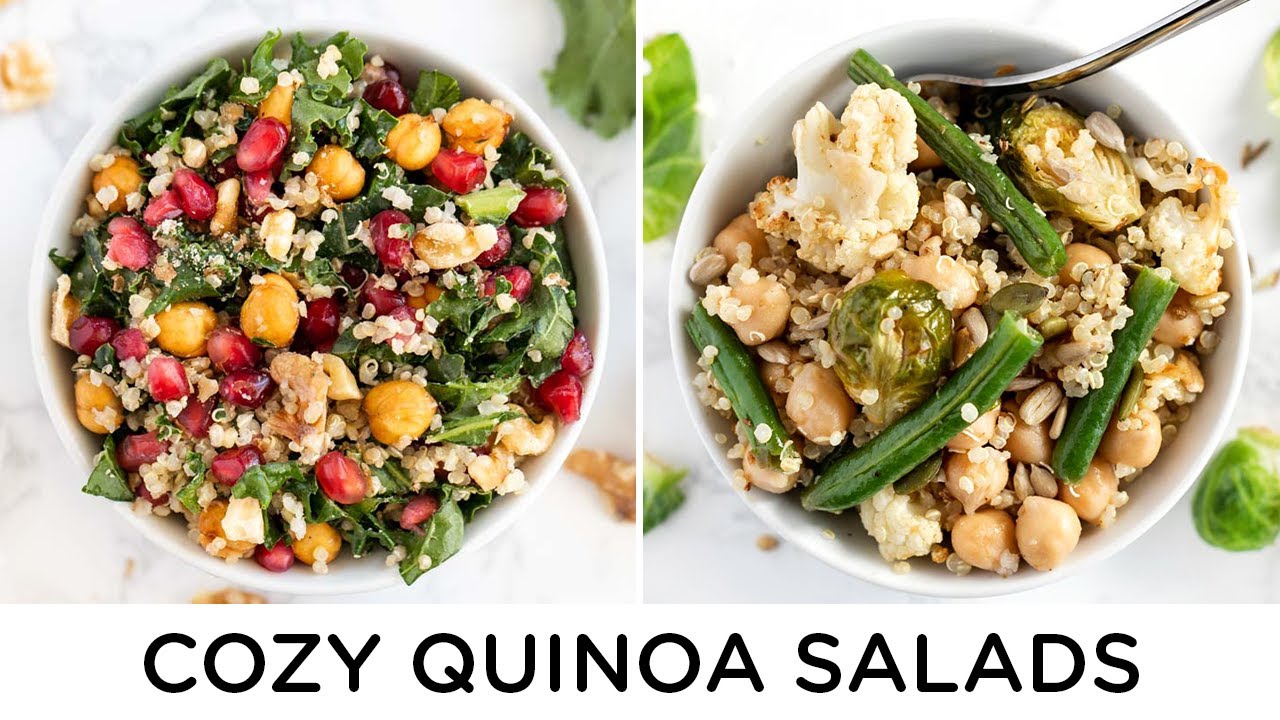 EASY QUNOA SALAD RECIPES ‣‣ 2 vegan meal prep ideas EASY QUNOA SALAD RECIPES ‣‣ 2 vegan meal prep ideas