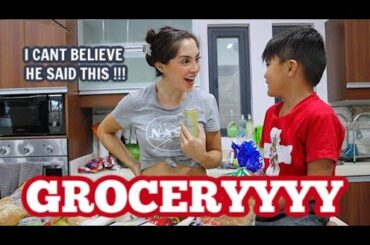 GROCERY SHOPPING | food I give the kids & healthy food I eat