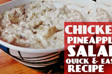 How To Make Chicken Pineapple Salad | Iftar Recipe | Ramadan Dishes | Iftar Special | Iftar DIshes