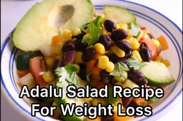 Adalu Salad|with Apple Cider Vinaigrette|Weight Loss Recipe