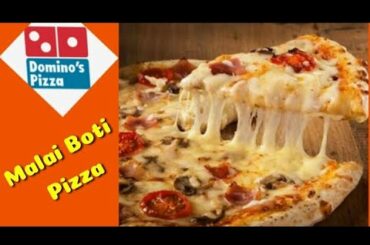 How Domino's Make Pizza | Malai Boti Pizza Without Oven | Asan or Mazaydaar Recipe