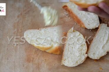 Cheese| Garlic Bread| Original Restaurant| Recipe YES CAN COOK EASILY