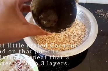 Puttu Recipe made from Navratna Atta/Kerala Breakfast/ Healthy Breakfast/ Authentic Kerala Breakfast