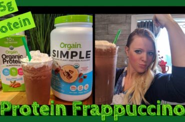 Satisfying Protein Frappuccino | Blended  Coffee | Healthy Espresso | Low Calorie Vegan