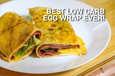 Low Carb Egg Wrap for Breakfast | Pinoy Keto diet recipe I LCIF Keto Diet Philippines
