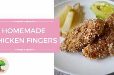 CHICKEN FINGERS RECIPE : KIDS MEALS : TODDLER MEAL IDEAS | THE MINDFUL MOM