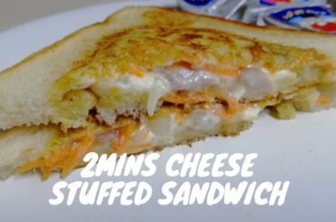 രണ്ടു മിനുട്ടിൽ ഒരു കിടിലൻ സാൻവിച്ച്/quick 2min sandwich malayalam/easy tiffin box for kids/