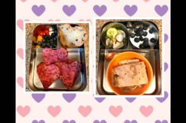 Preschooler Lunchbox Ideas part 7, Beetroot roti, Radish-Cucumber salad, Chocolate chip cookies
