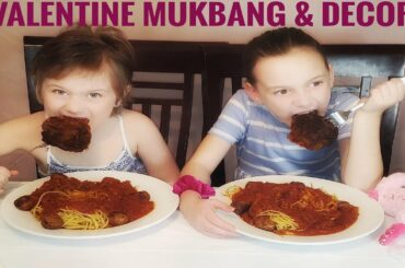 Everything  Valentines Mukbang Featuring Valentine's Table decor and Dinner Ideas