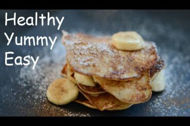Healthy Banana Pancakes (my toddler's favorite)