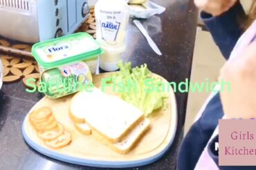 Yummy sardine fish sandwich recipe