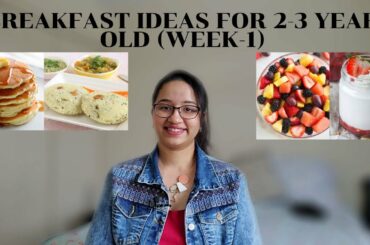 Healthy Breakfast Ideas for 2-3 year old Week-1 in Tamil | MomCafe