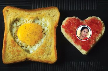 Valentine Day Special Easy Breakfast Recipe - Gift Ideas For Valentine's Day by Shampa's Kitchen
