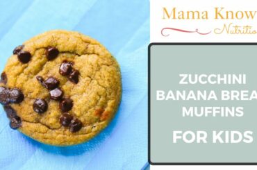 Zucchini Banana Bread Muffins for Kids