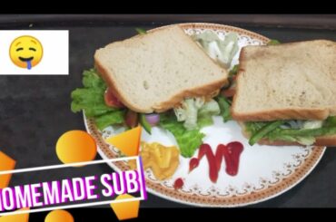 Homemade Sub || Mouth Watering || #fatfree#withoutoil#healthy || Anytime Snack|| Must Try ||Bloopers