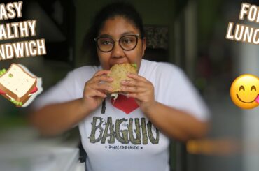 Easy Healthy Sandwich For Lunch | Yummyhealthyeats_